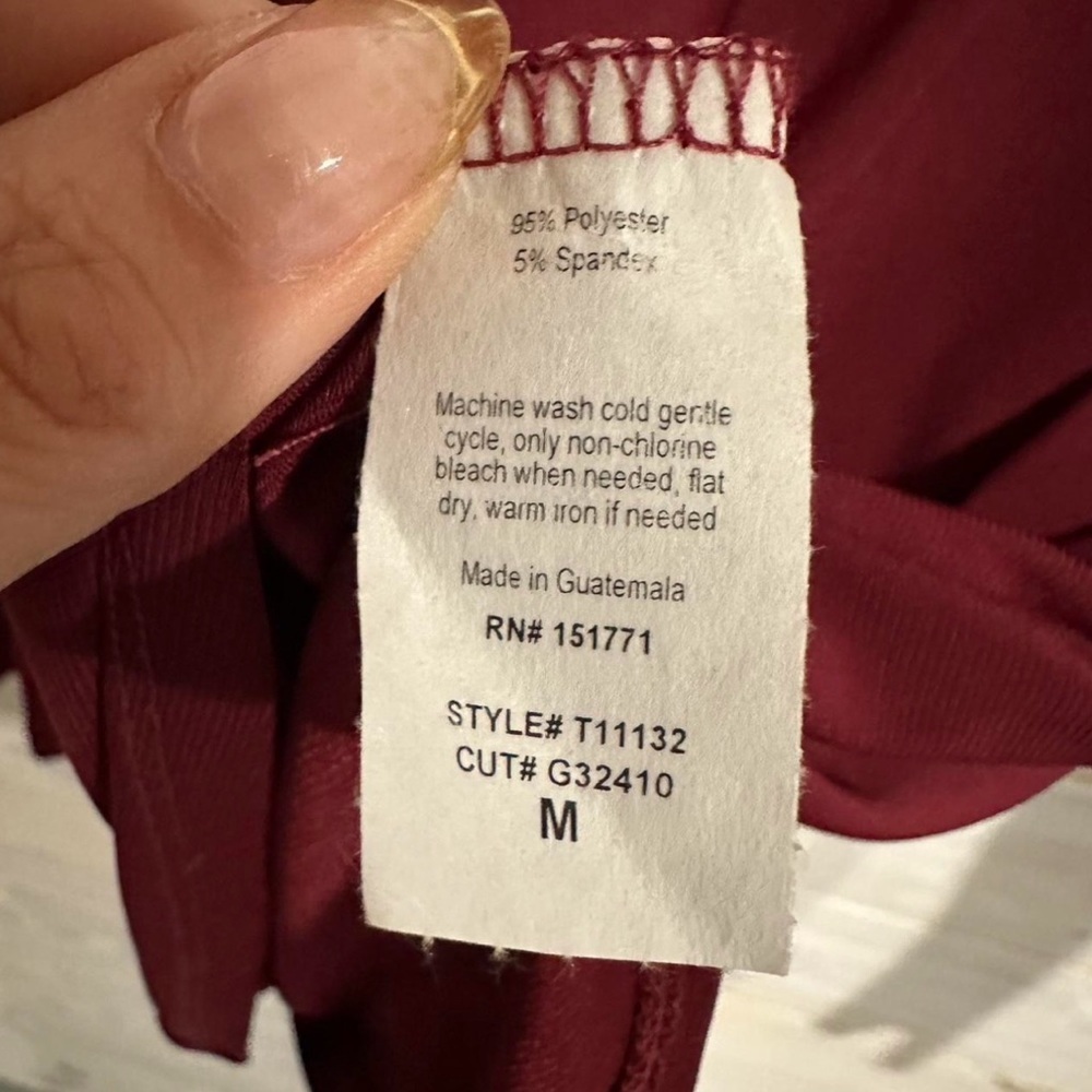 Gilli Women's Burgundy Long Sleeve Top - Picture 2 of 6
